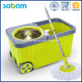 Blue Good Price Turbo Spin Mop With Wheels